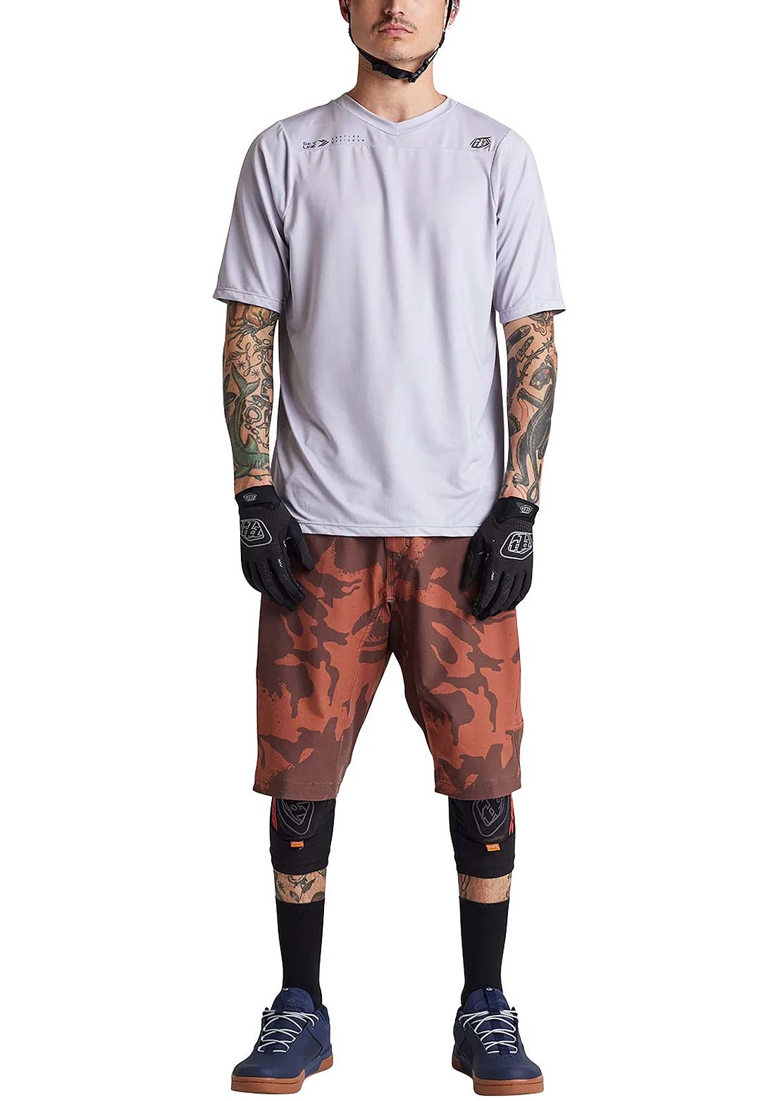 Troy Lee Men&#39;s Skyline Mono SS Jersey Mist