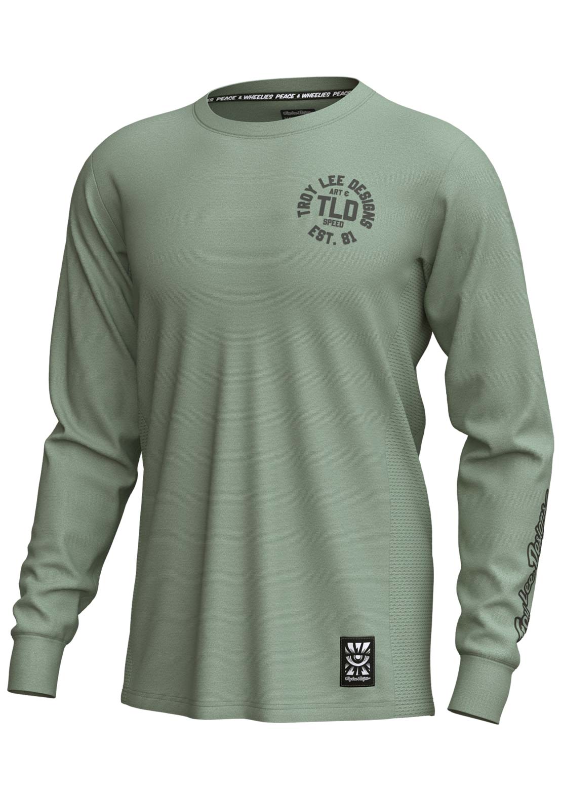 Troy Lee Men's Skyline Ride Long Sleeve Sage