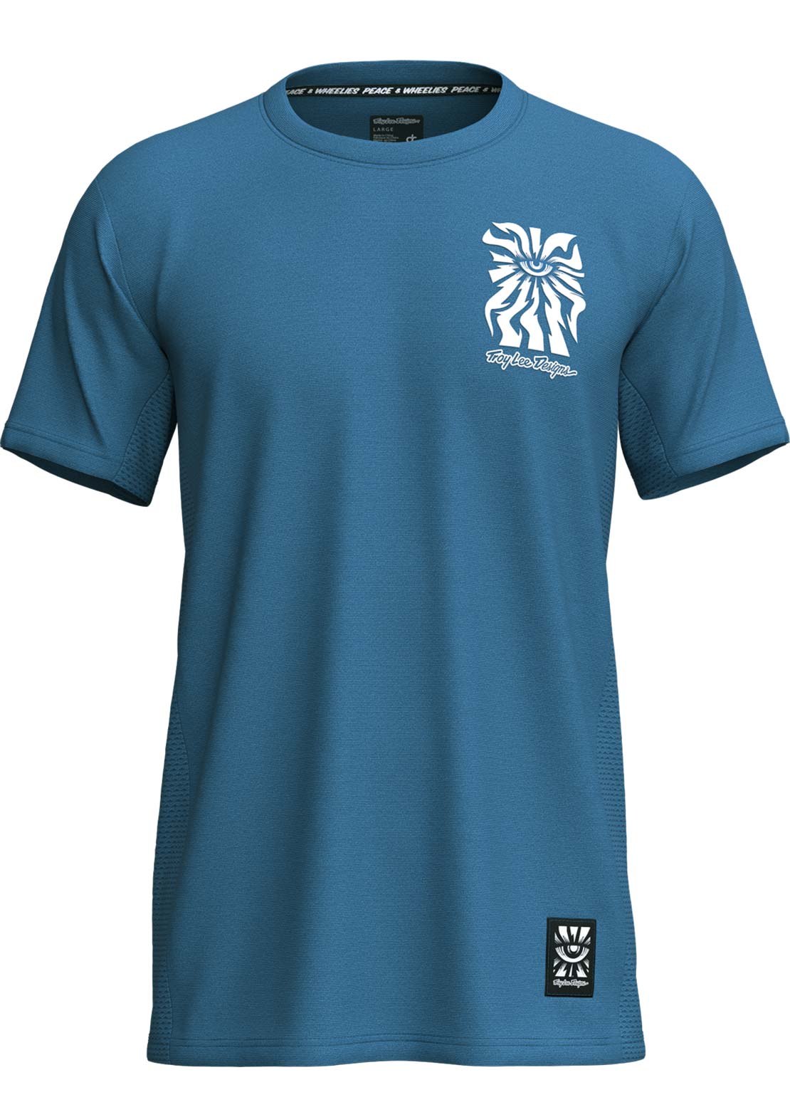 Troy Lee Men's Skyline Ride T-Shirt Aero Blue