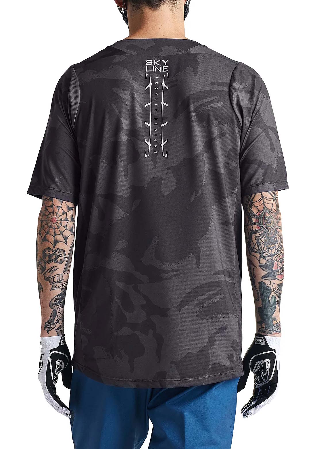 Troy Lee Men&#39;s Skyline SS Jersey Carbon