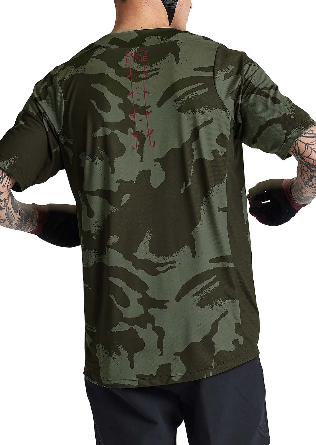 Troy Lee Men&#39;s Skyline SS Jersey Olive