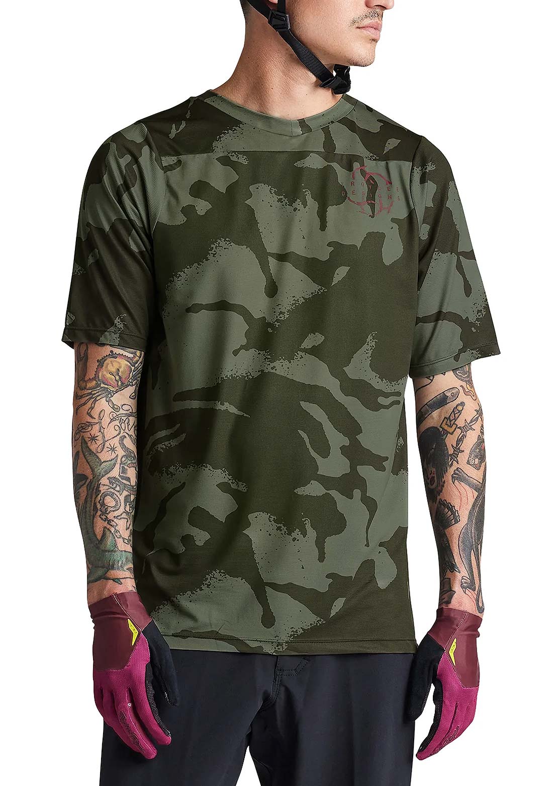 Troy Lee Men&#39;s Skyline SS Jersey Olive