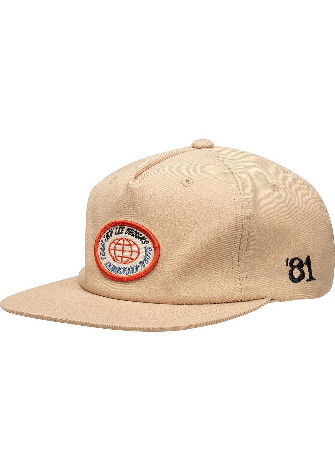 Troy Lee Men&#39;s Unstructured Strapback Cap Khaki