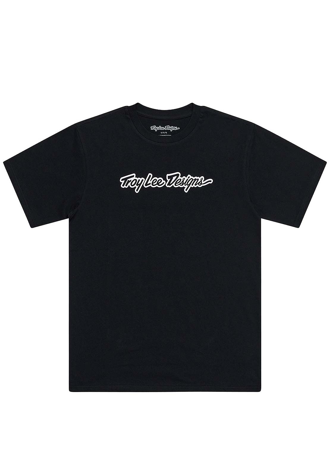Troy Lee Short Signature Sleeve T-shirt Black