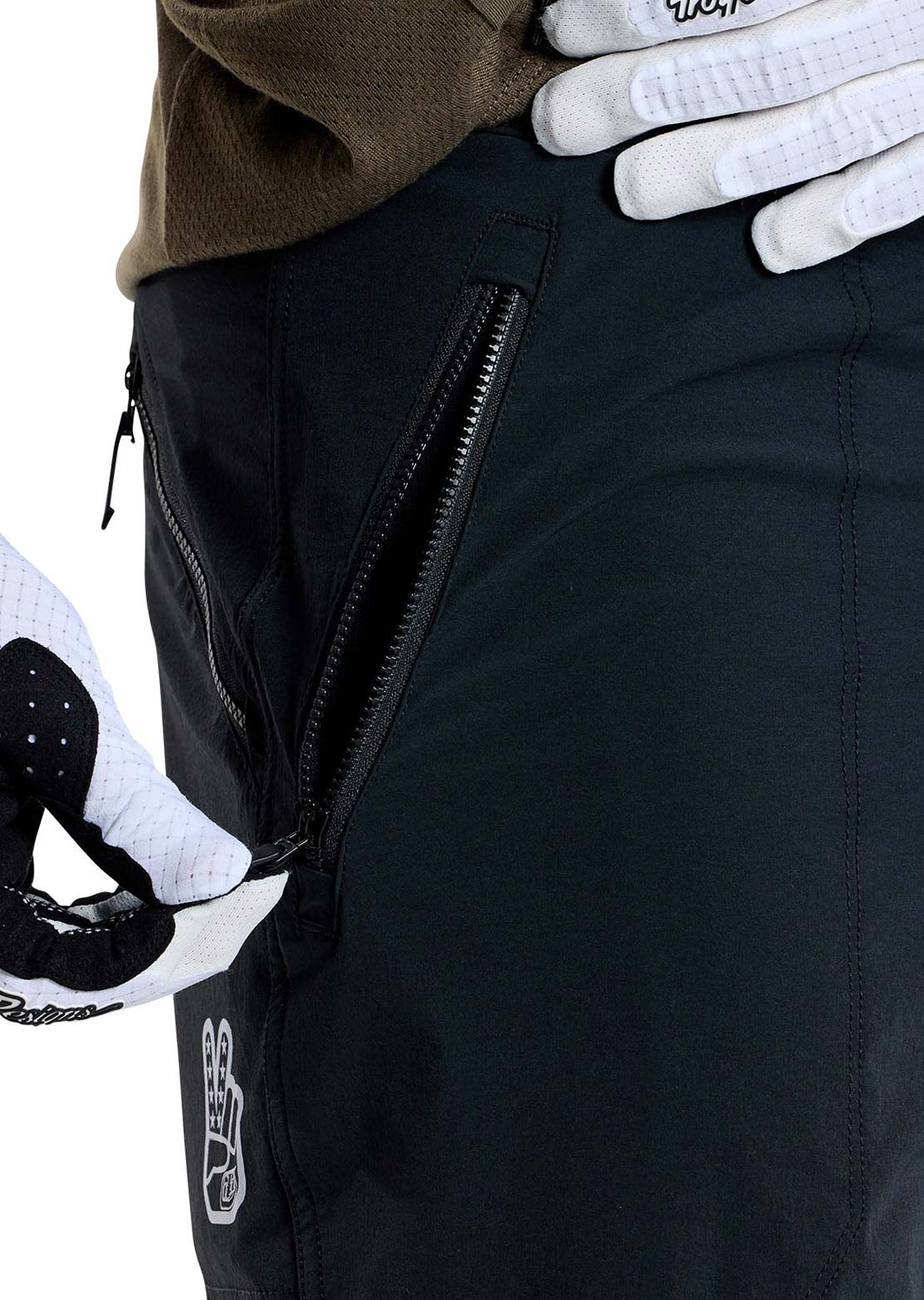 Troy Lee Skyline Trail Shell Shorts Black