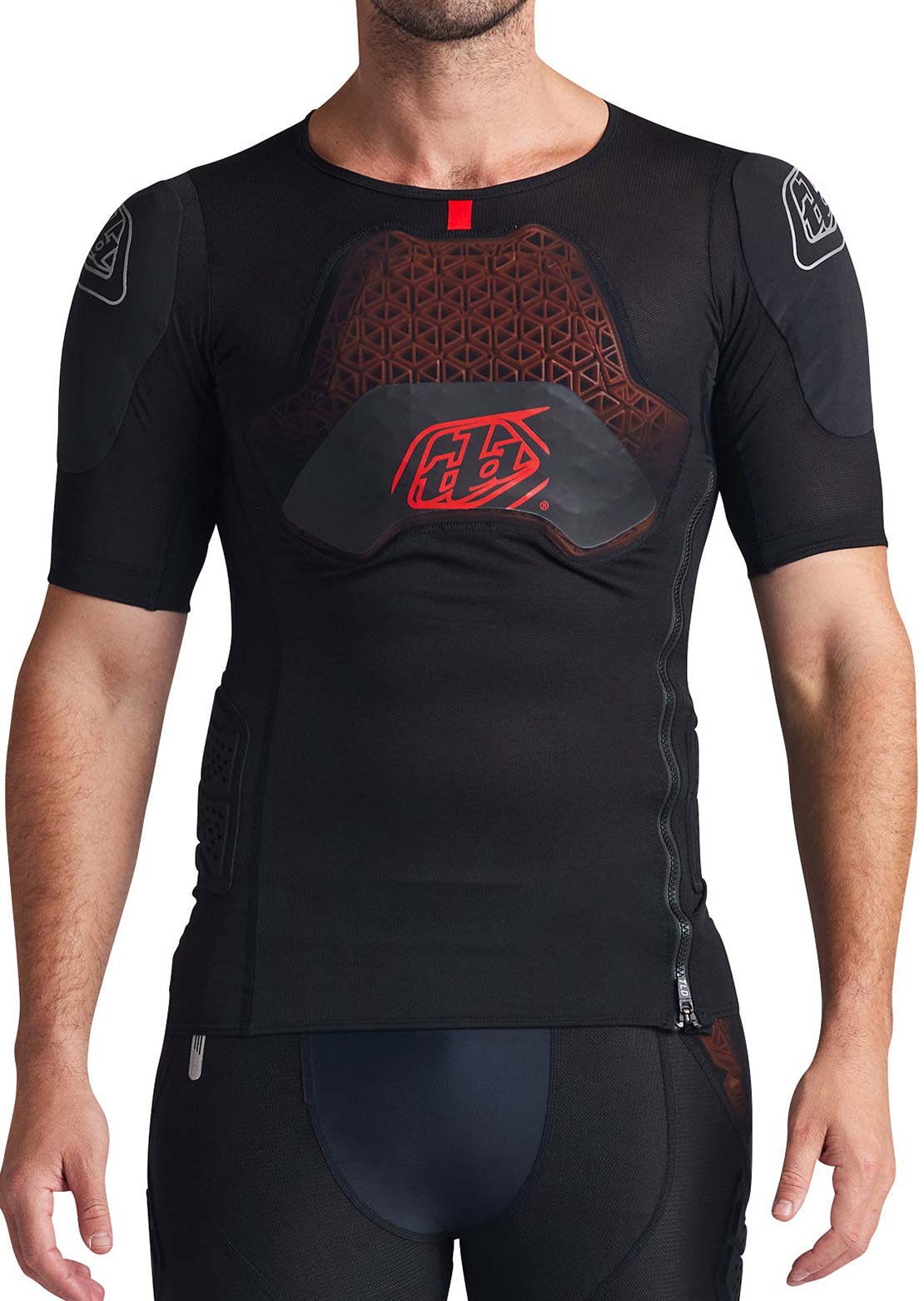 Troy Lee Stage Ghost D30 Short Sleeve Baselayer Black