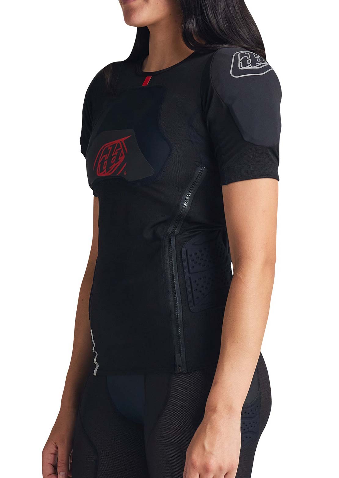 Troy Lee Stage Ghost D30 Short Sleeve Baselayer Black