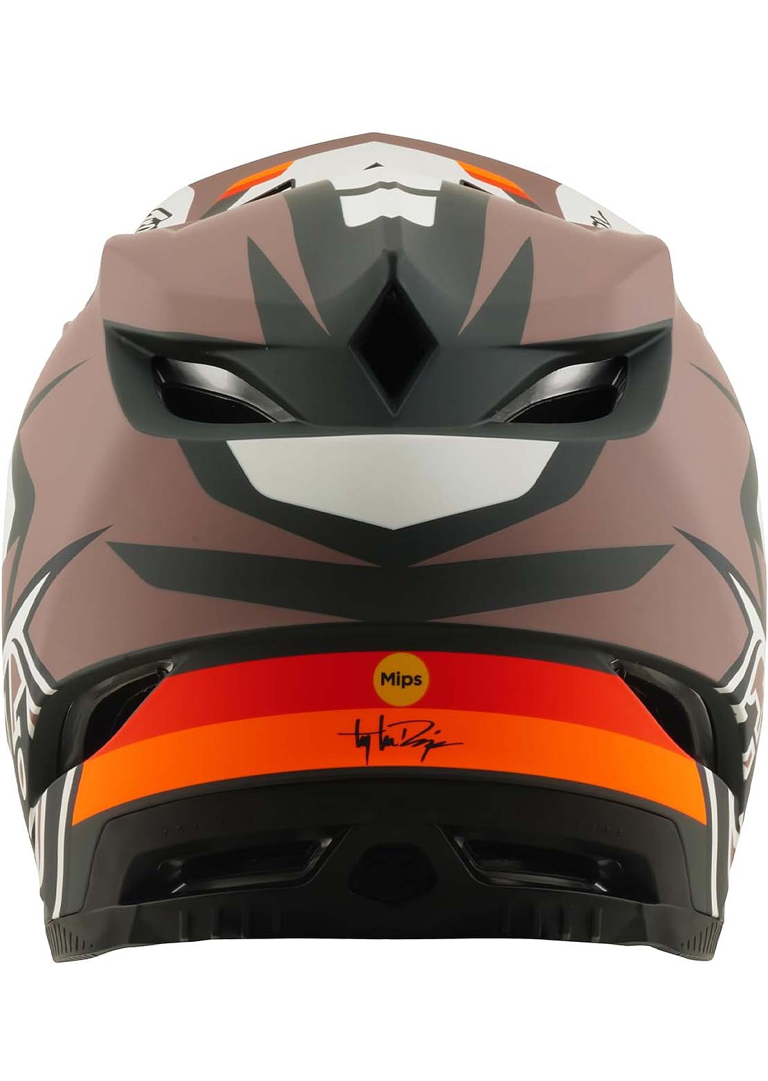 Troy Lee Unisex D4 Polyacrylite Helmet Clay
