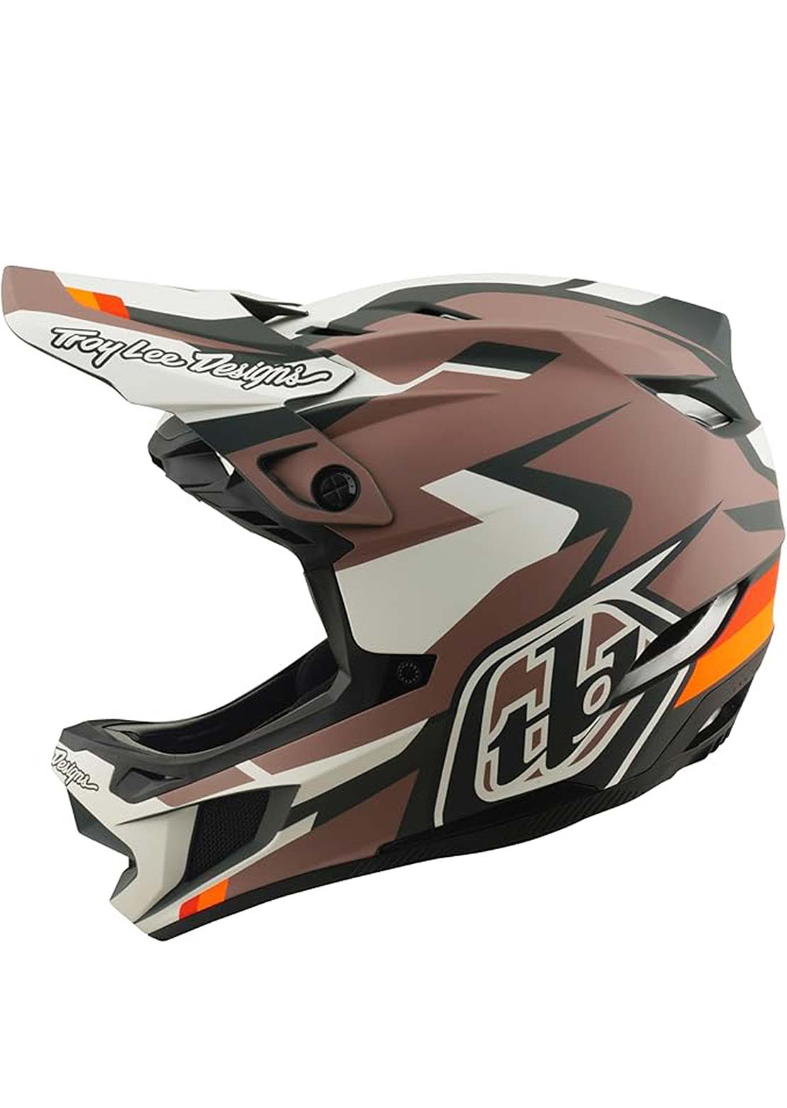 Troy Lee Unisex D4 Polyacrylite Helmet Clay