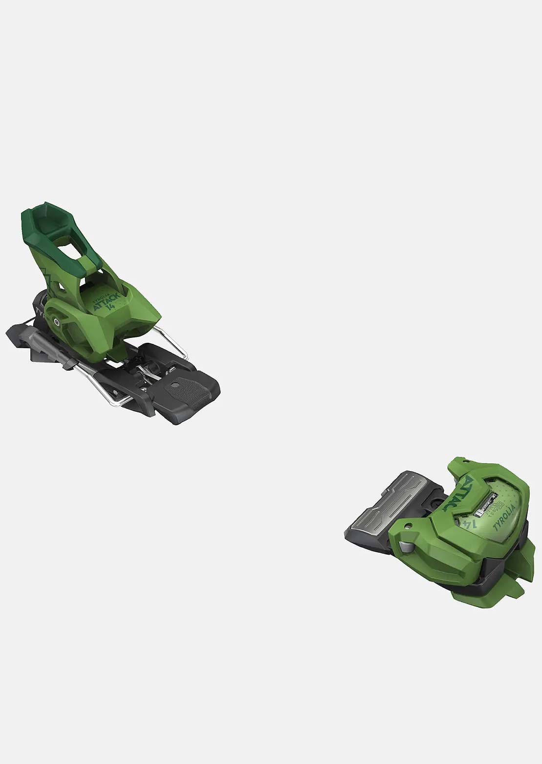 Tyrolia Unisex Attack 14 GripWalk Brake 95 Ski Bindings Green