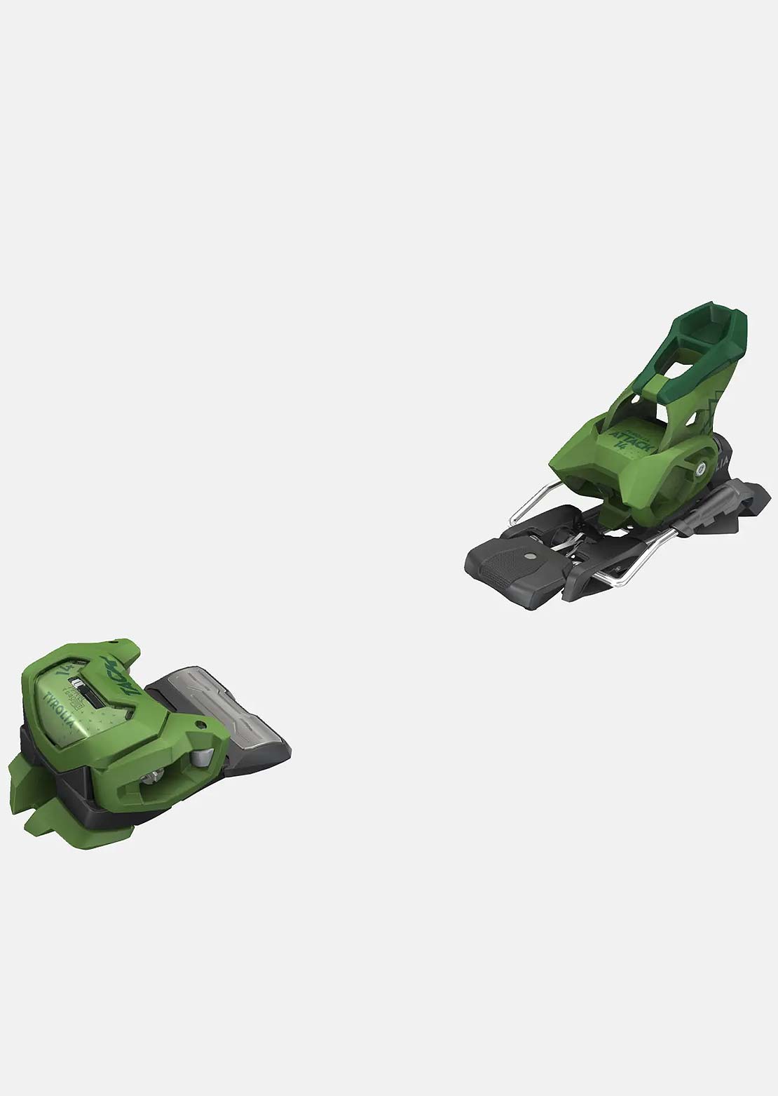 Tyrolia Unisex Attack 14 GripWalk Brake 95 Ski Bindings Green