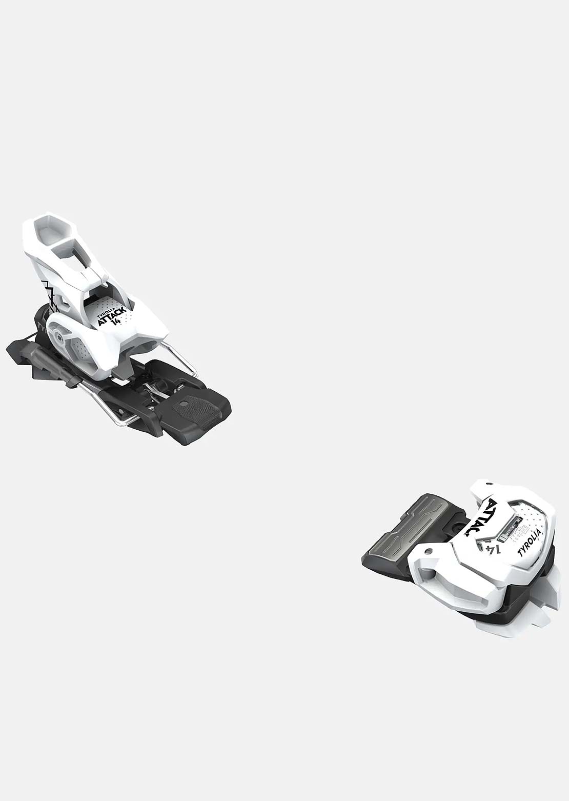 Tyrolia Unisex Attack 14 GripWalk Brake 95 Ski Bindings Matt White