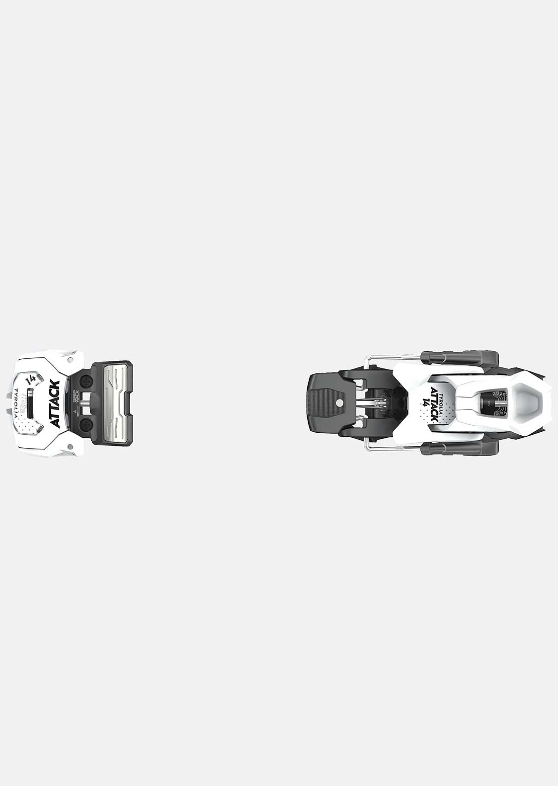 Tyrolia Unisex Attack 14 GripWalk Brake 95 Ski Bindings Matt White