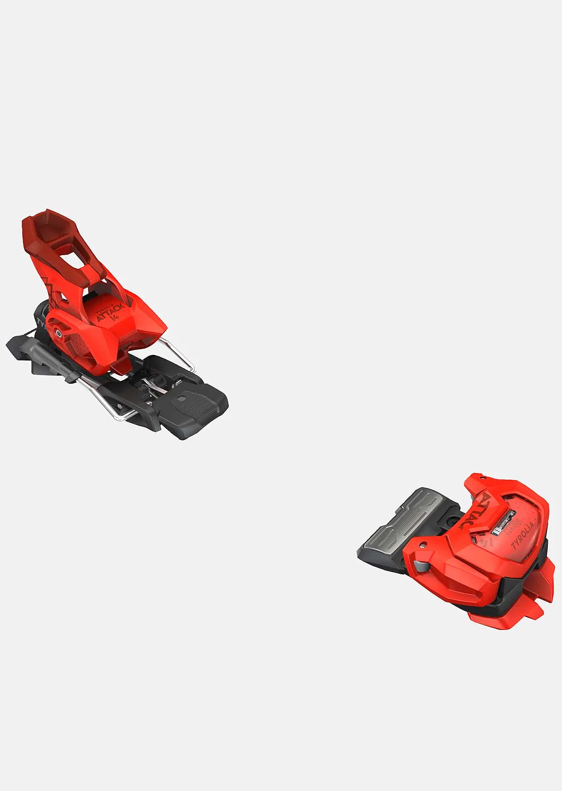 Tyrolia Unisex Attack 14 GripWalk Brake 95 Ski Bindings Red