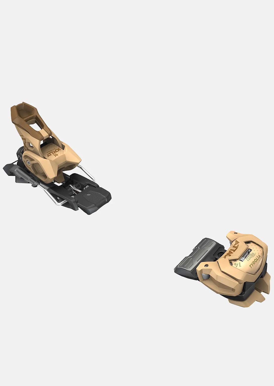 Tyrolia Unisex Attack 14 GripWalk Brake 95 Ski Bindings Sand