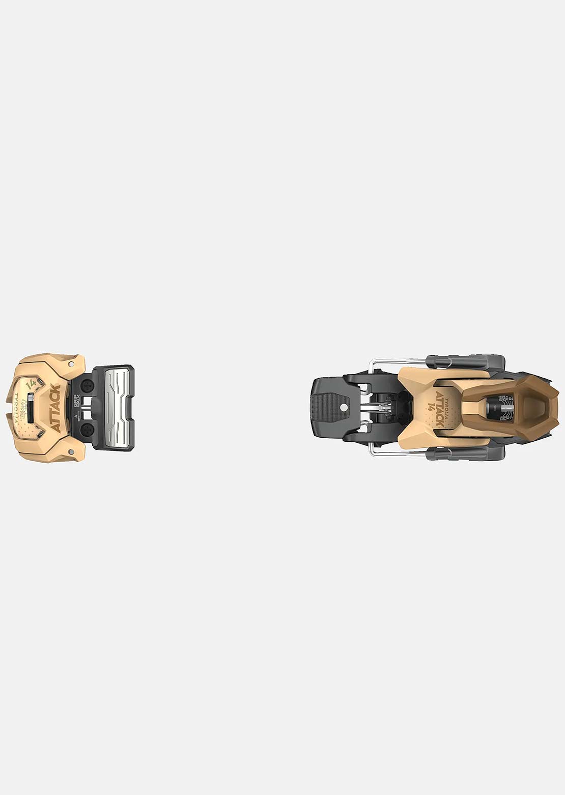 Tyrolia Unisex Attack 14 GripWalk Brake 95 Ski Bindings Sand