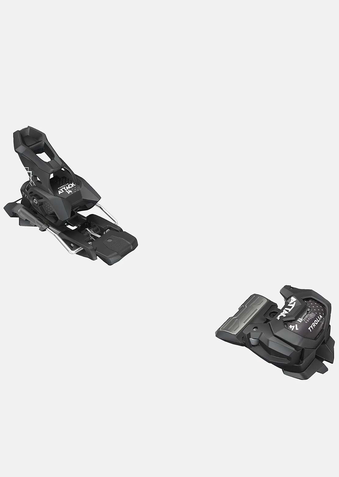 Tyrolia Unisex Attack 14 GripWalk Brake 95 Ski Bindings Solid Black