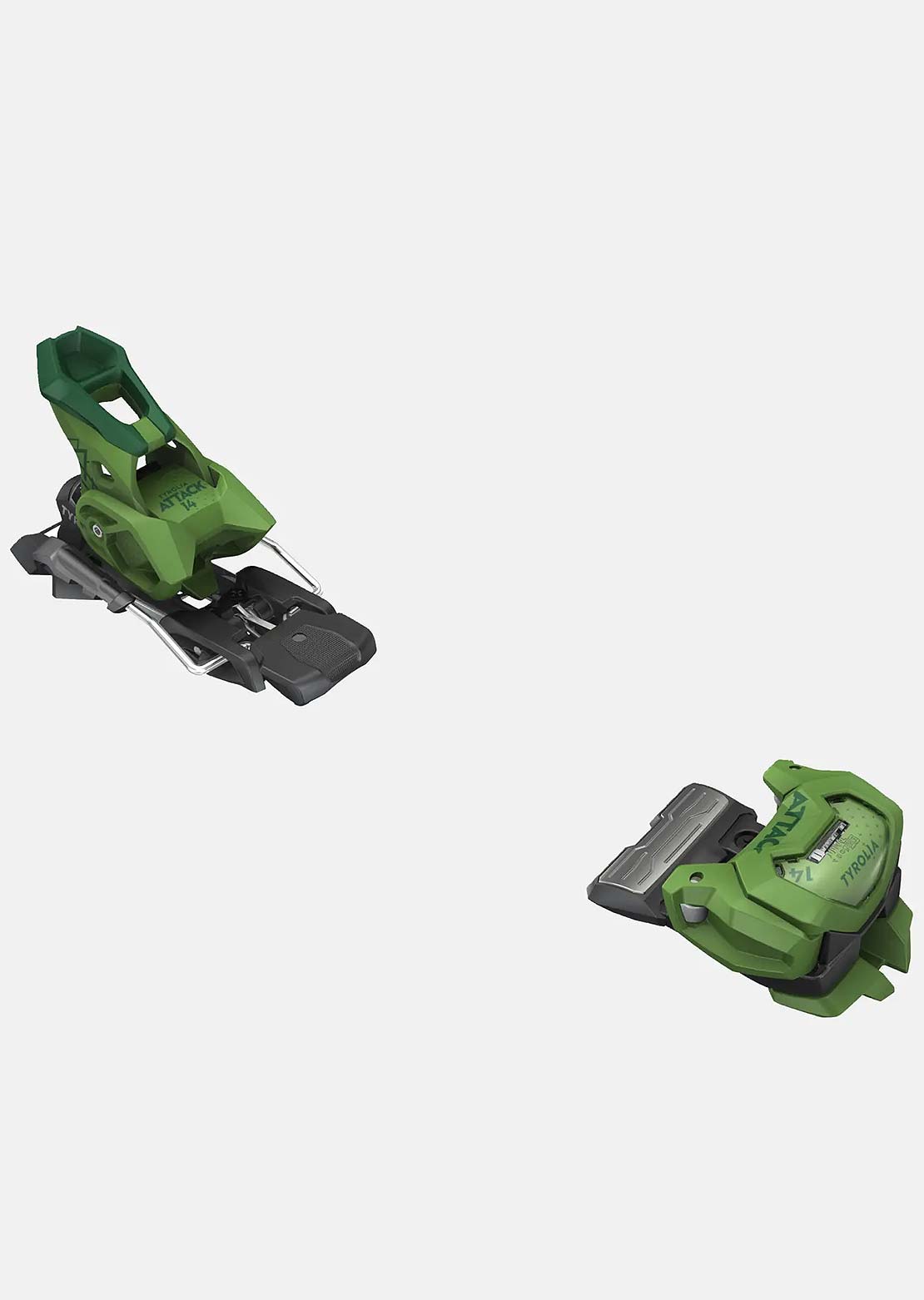 Tyrolia Unisex Attack 14 GW + Brake 95 A Ski Bindings Green