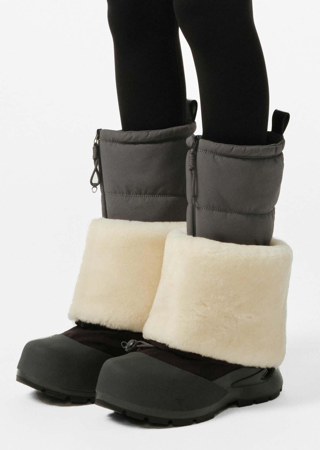 Ulu Unisex Raven Arctic Grip Tall Boots Black