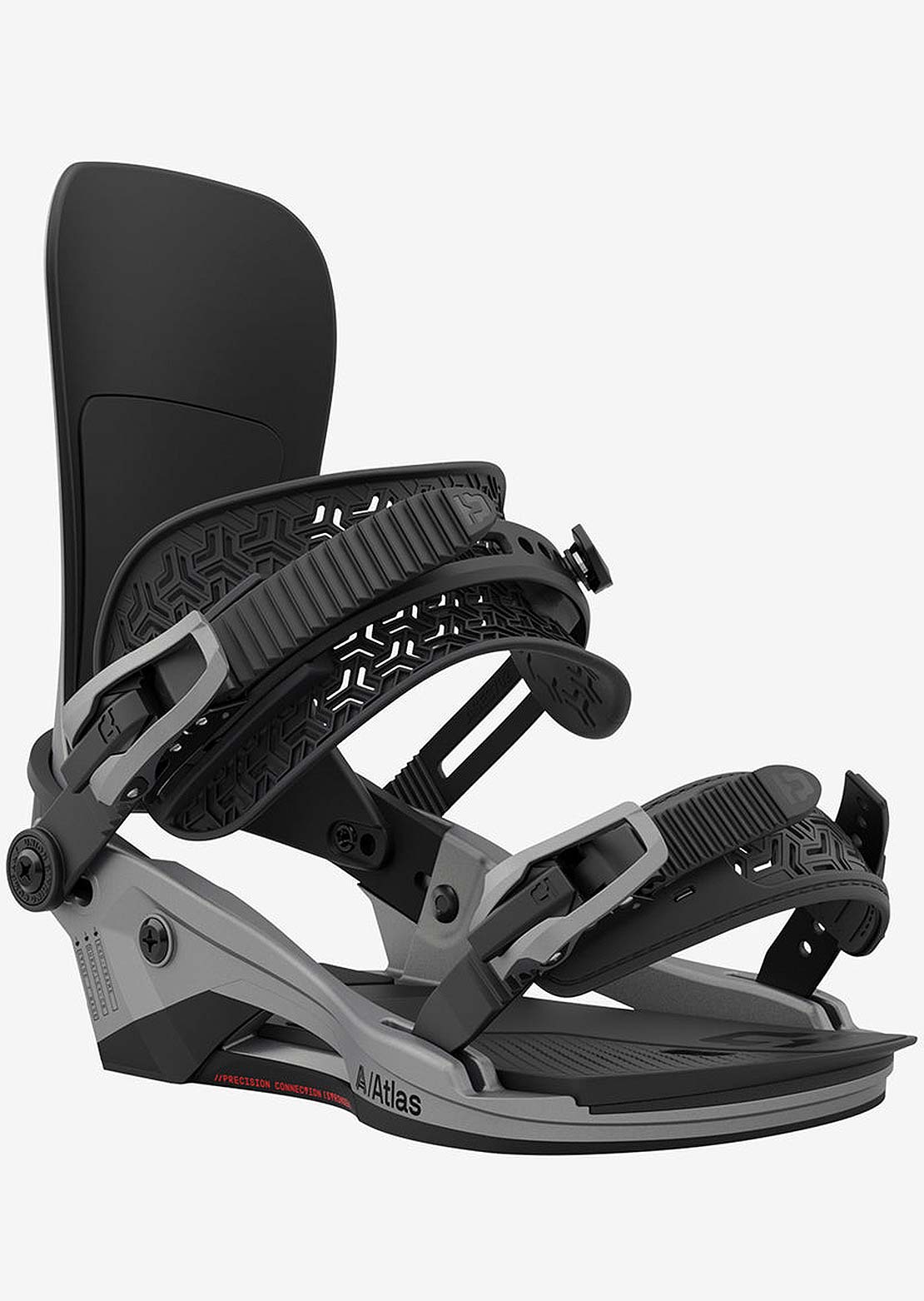 Union Atlas Snowboard Bindings Metallic Silver
