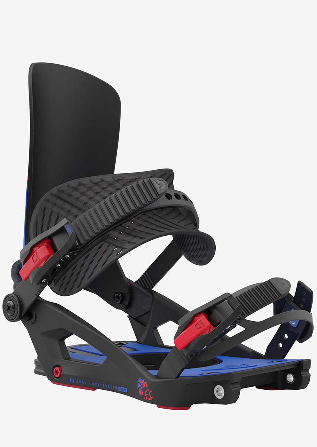 Union Forrest Shearer Charger Pro Snowboard Bindings Blue Flame