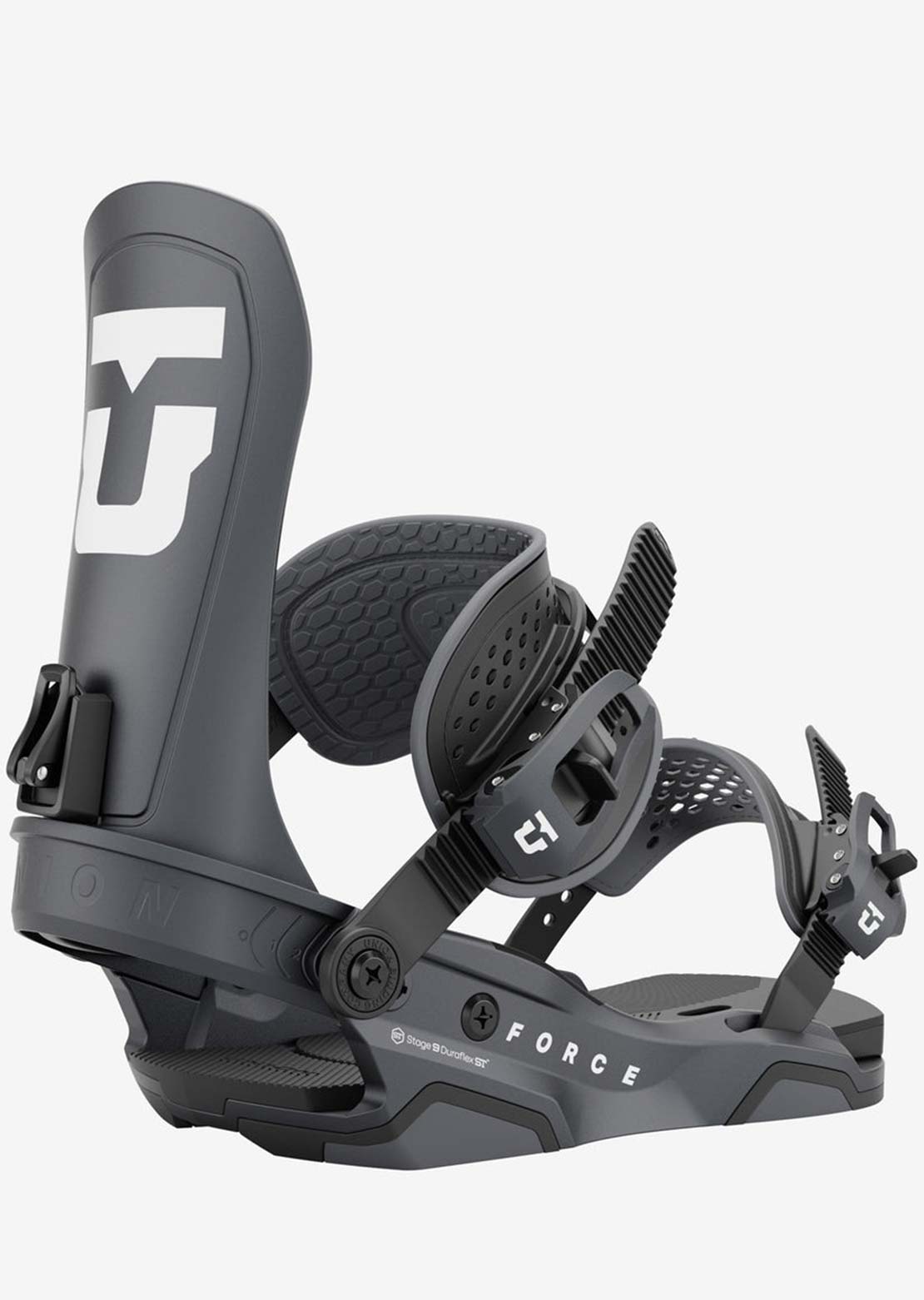 Union Men&#39;s Force Snowboard Bindings Gunmetal