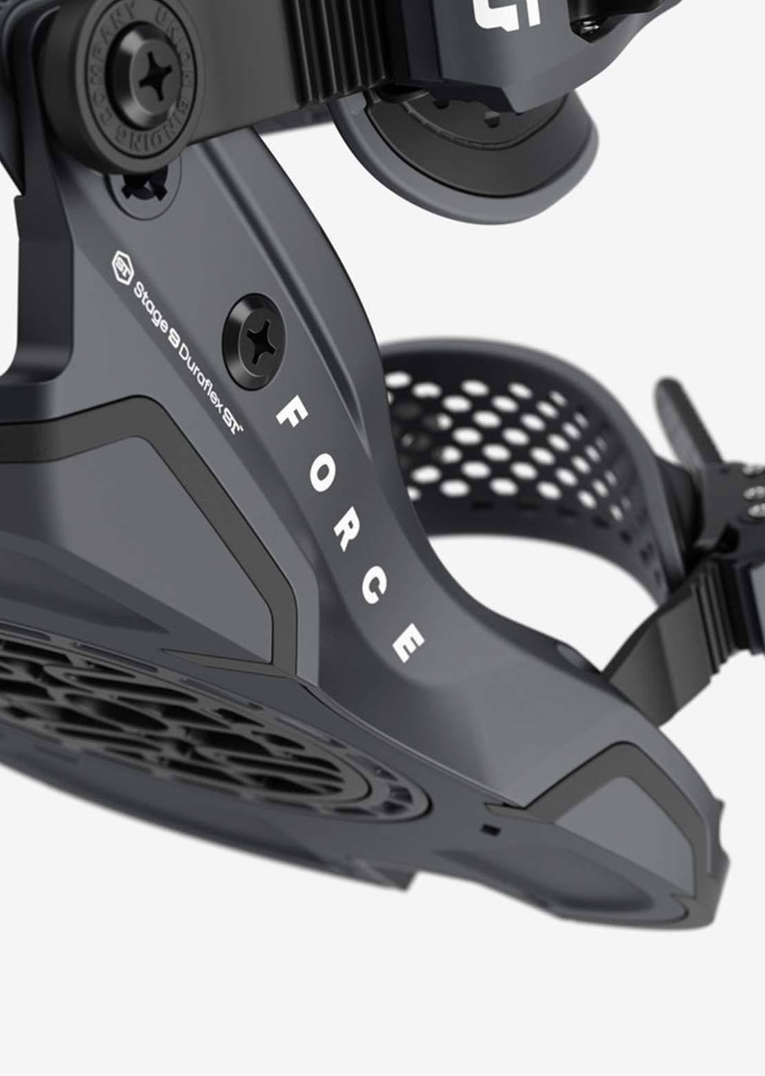 Union Men&#39;s Force Snowboard Bindings Gunmetal