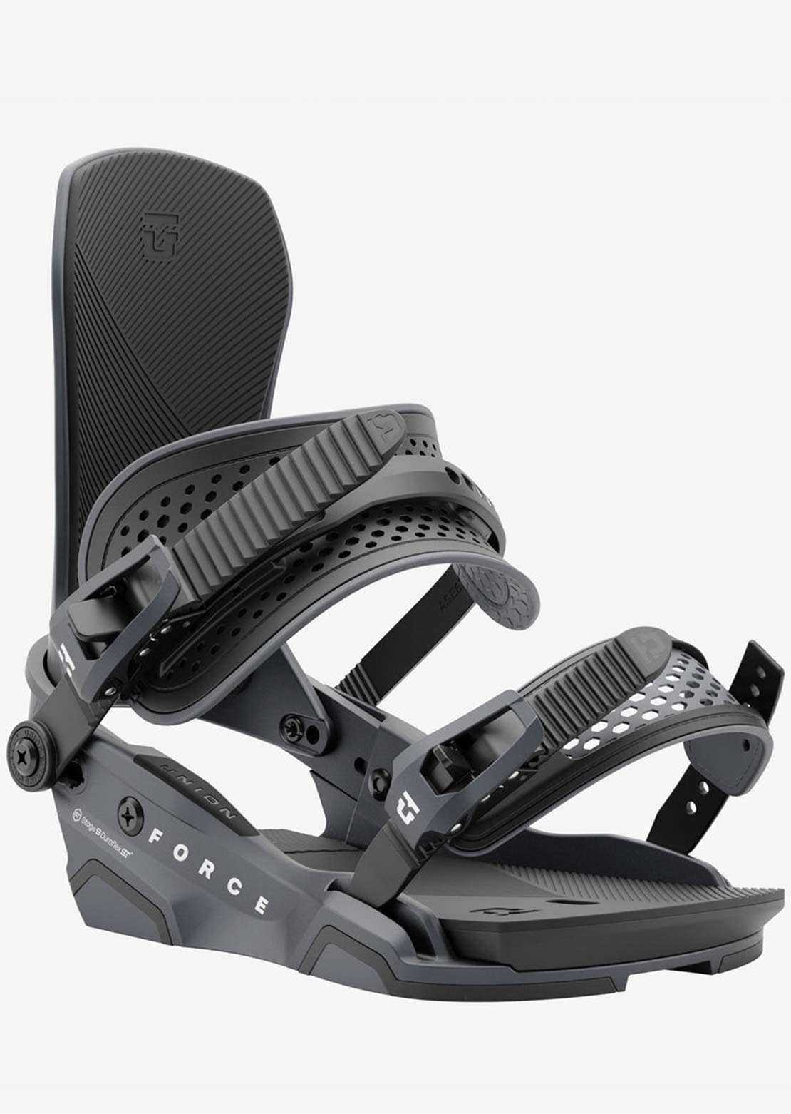 Union Men&#39;s Force Snowboard Bindings Gunmetal