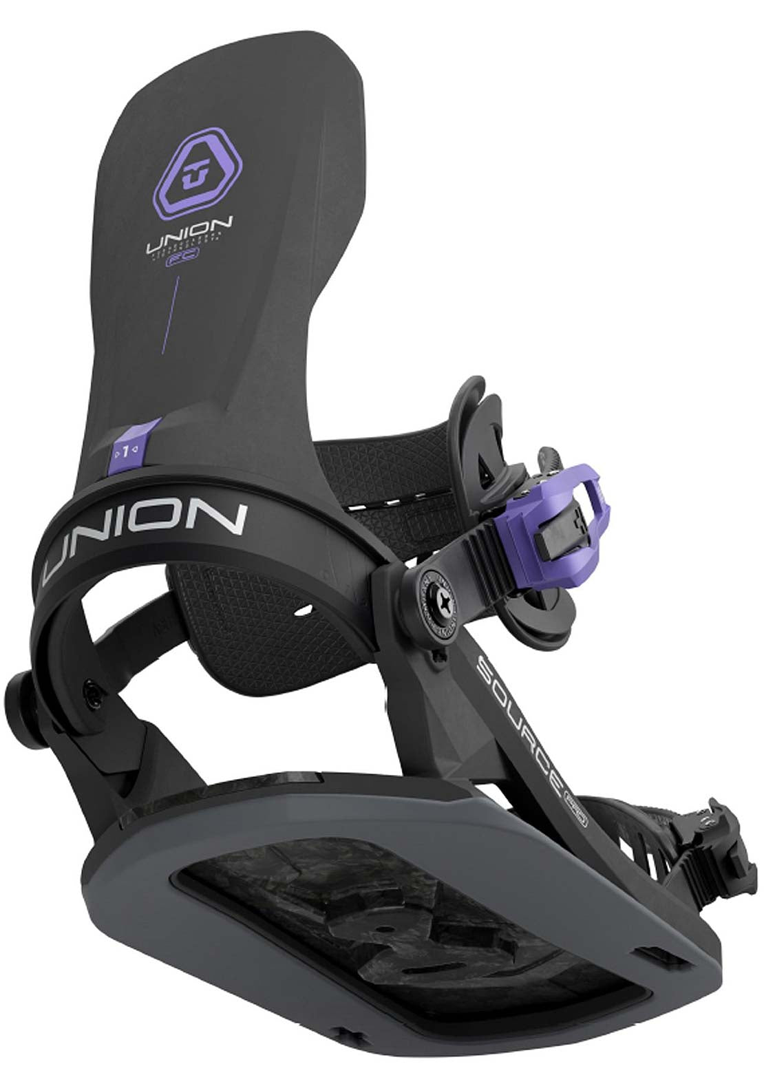 Union Source Pro Snowboard Bindings Black