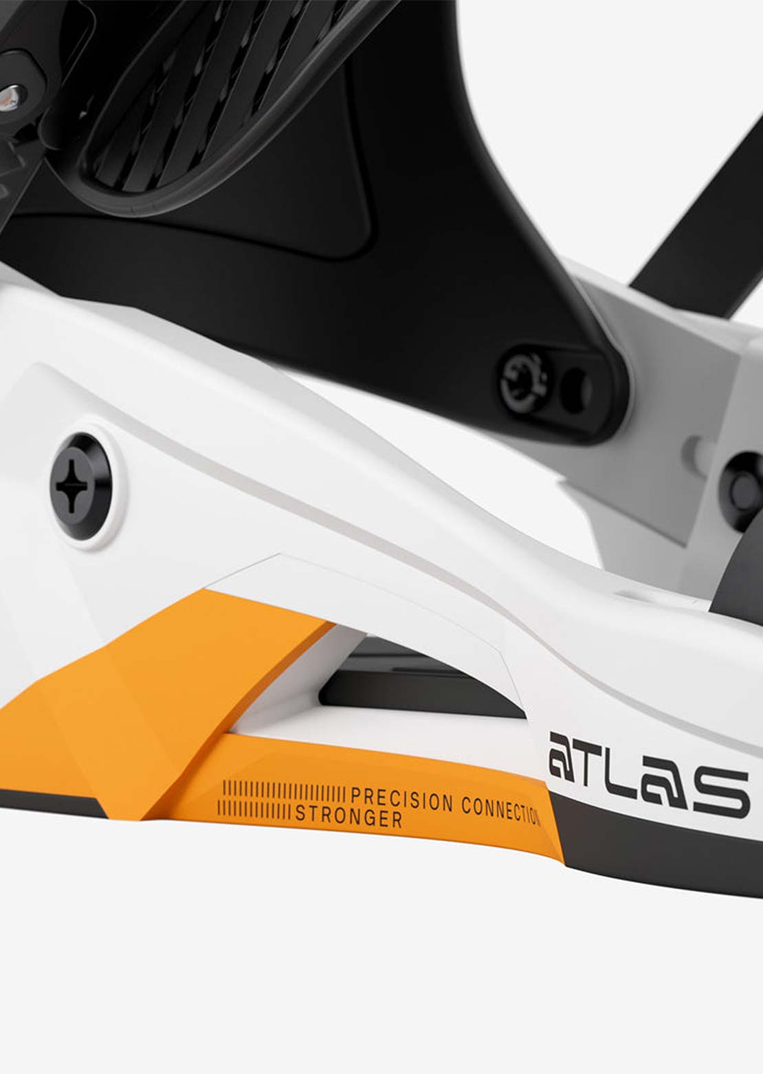 Union Unisex Atlas Snowboard Bindings White/Orange