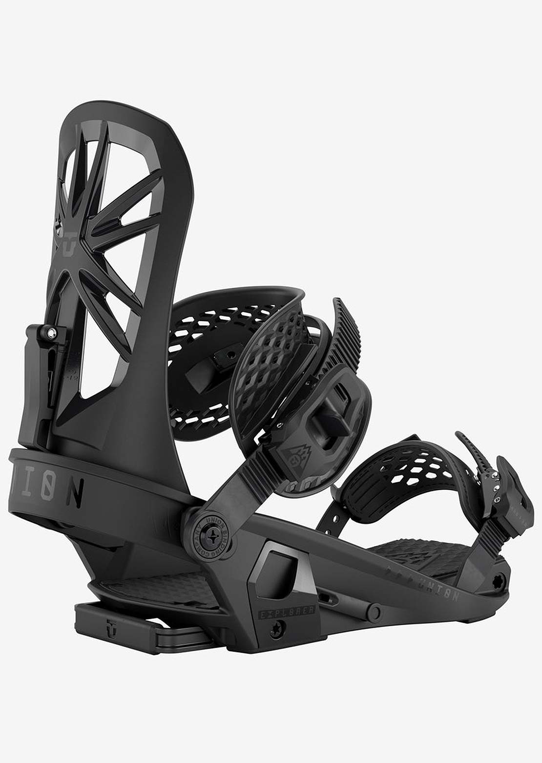 Union Unisex Explorer Snowboard Bindings Black