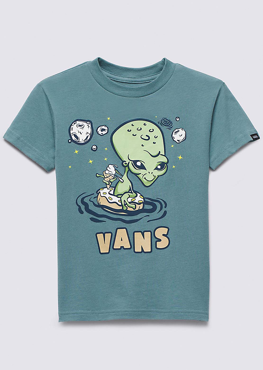 Vans Junior Alien Pool Party T-Shirt North Atlantic