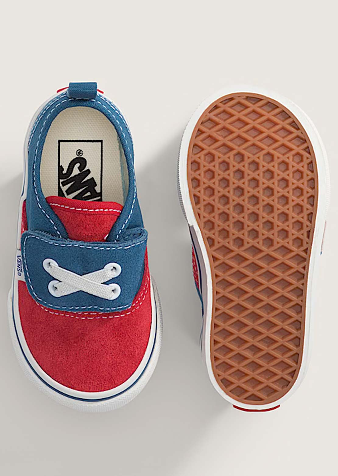 Vans Toddler Authentic Elastic V Shoes Racing Red