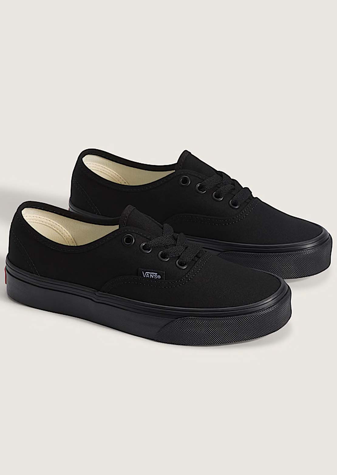 Vans Junior Authentic Shoes Black/Black