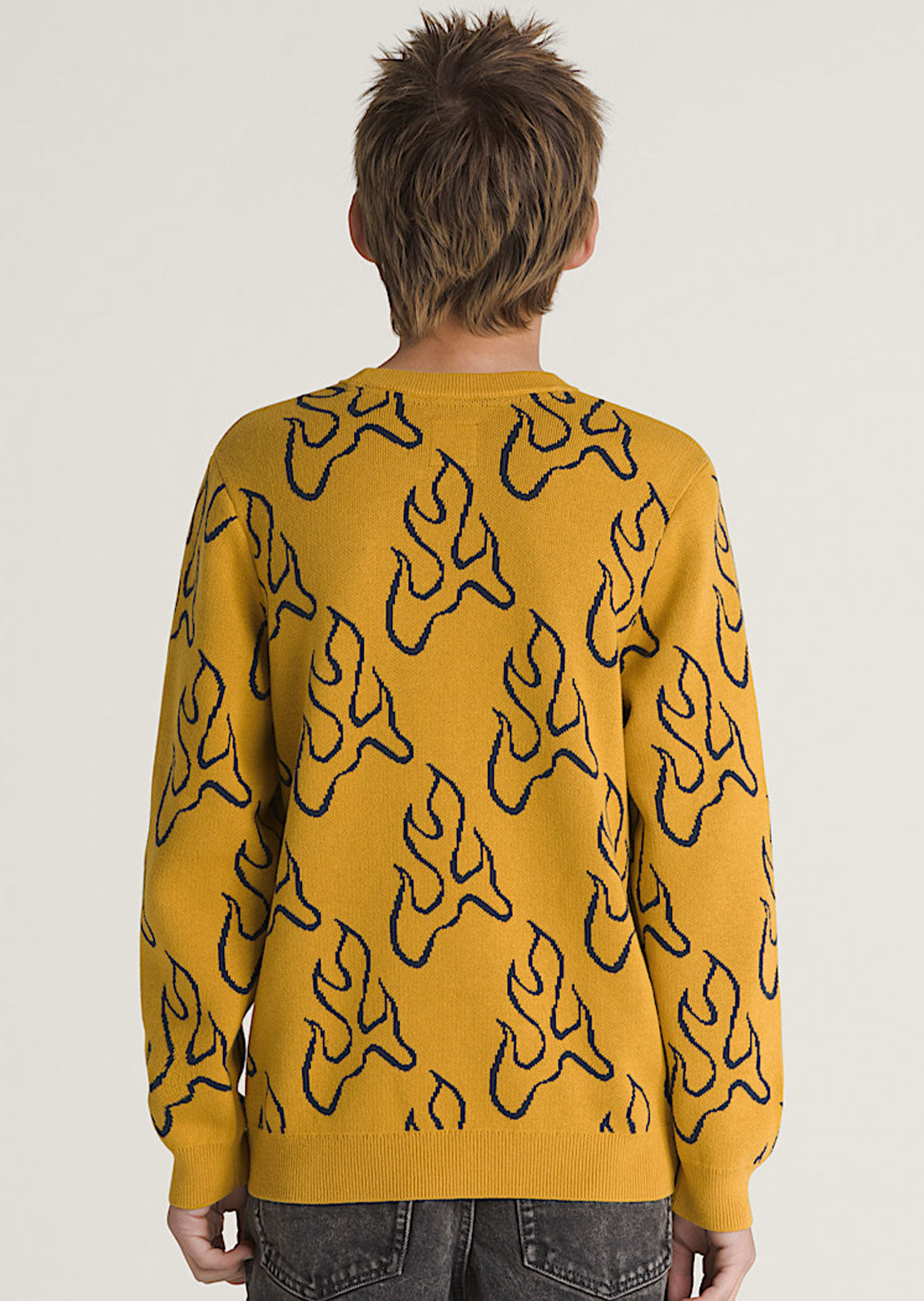 Vans Junior Blaze Crewneck Sweater Harvest Gold