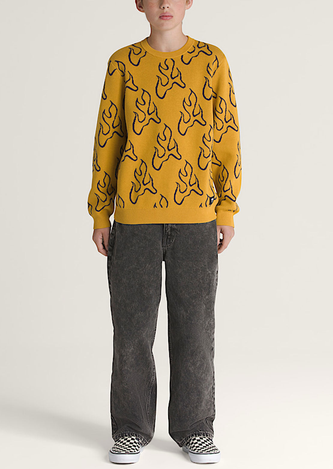Vans Junior Blaze Crewneck Sweater Harvest Gold