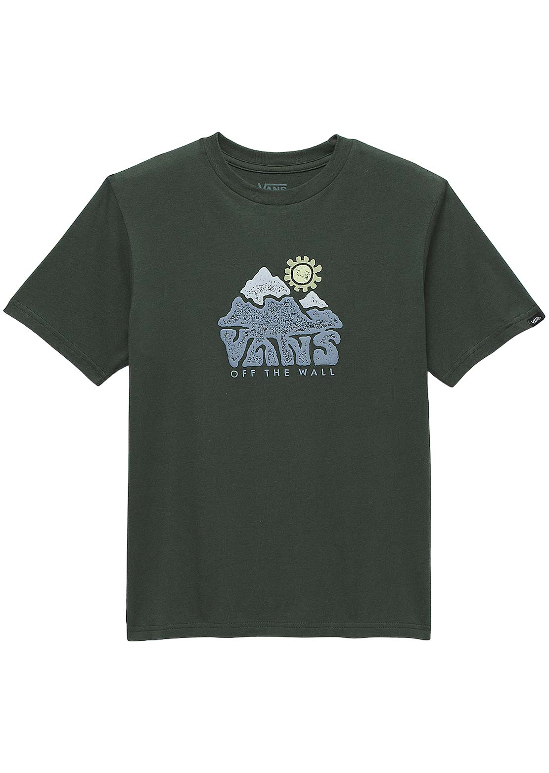 Vans Junior Blue Mountains T-Shirt Deep Forest