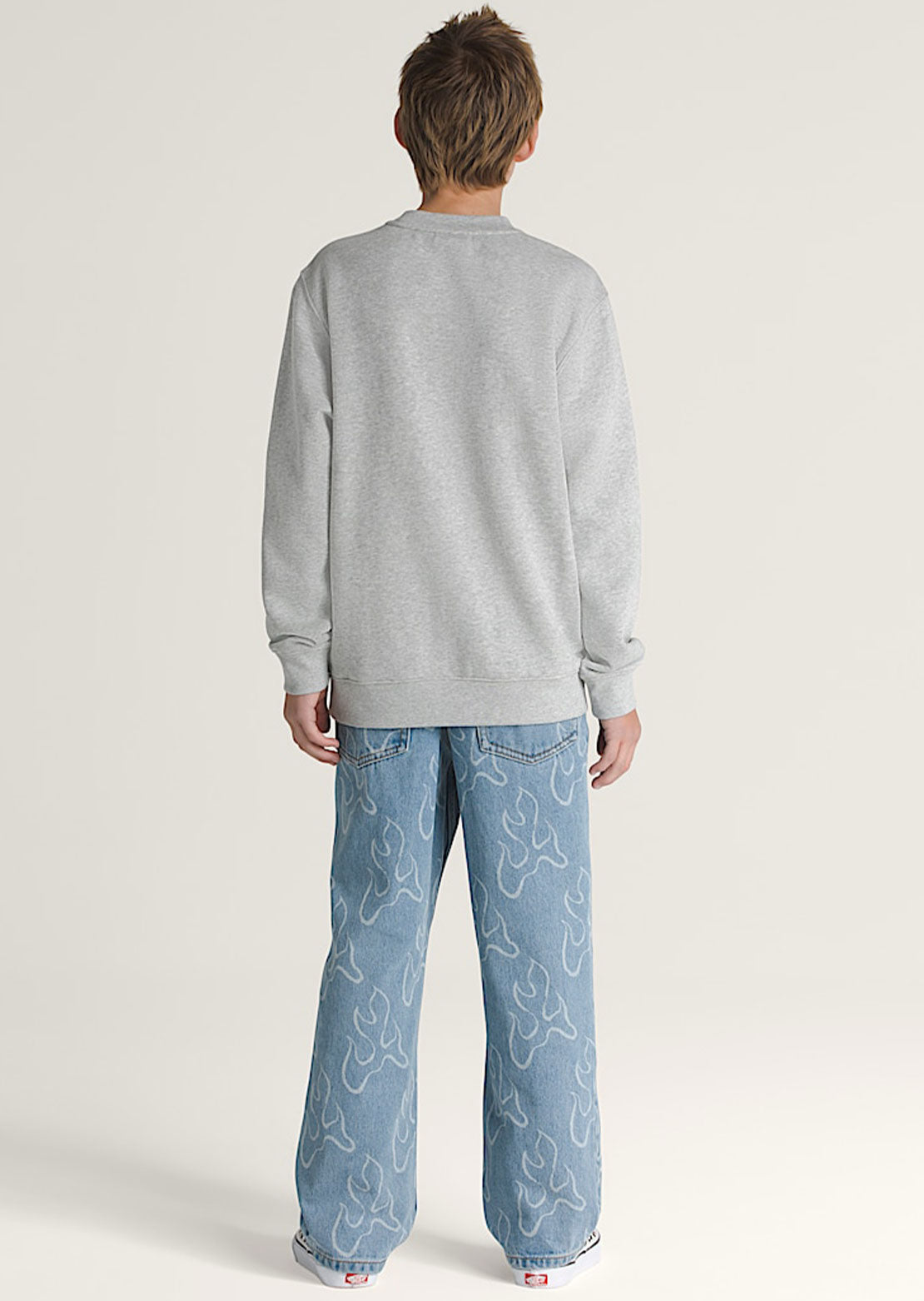 Vans Junior Check-5 Blaze Loose Pants Stonewash Blue