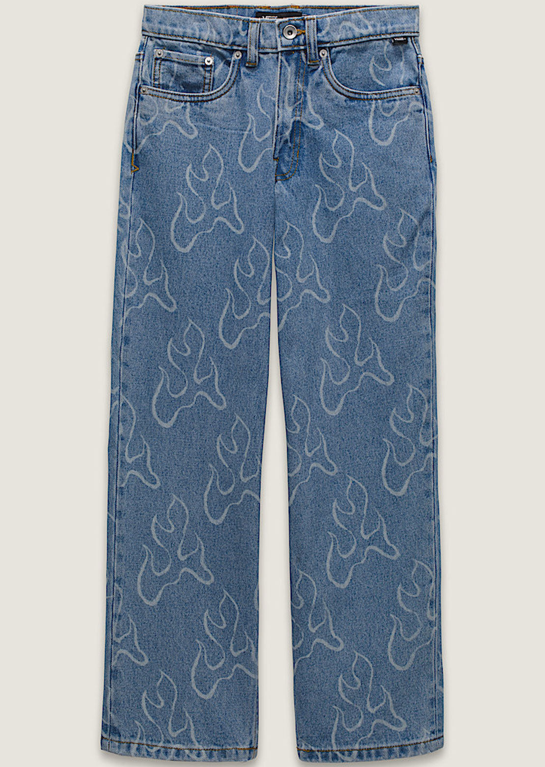 Vans Junior Check-5 Blaze Loose Pants Stonewash Blue