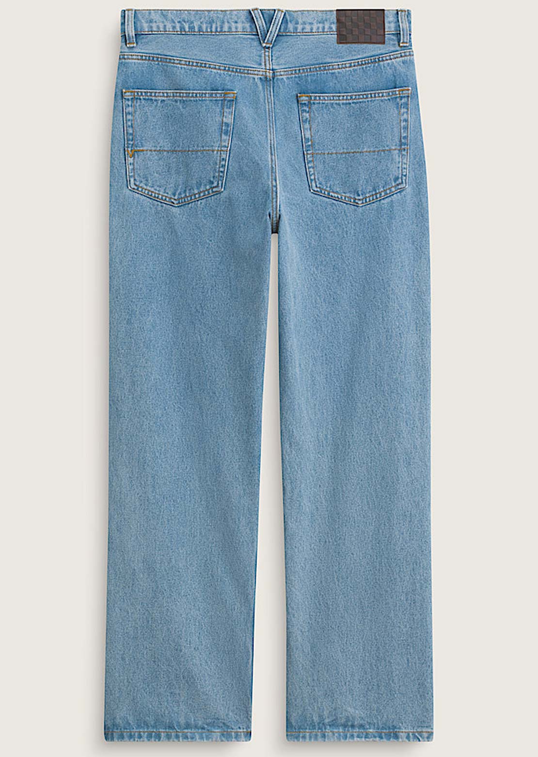 Vans Junior Check-5 Loose Denim Pants Stonewash Blue