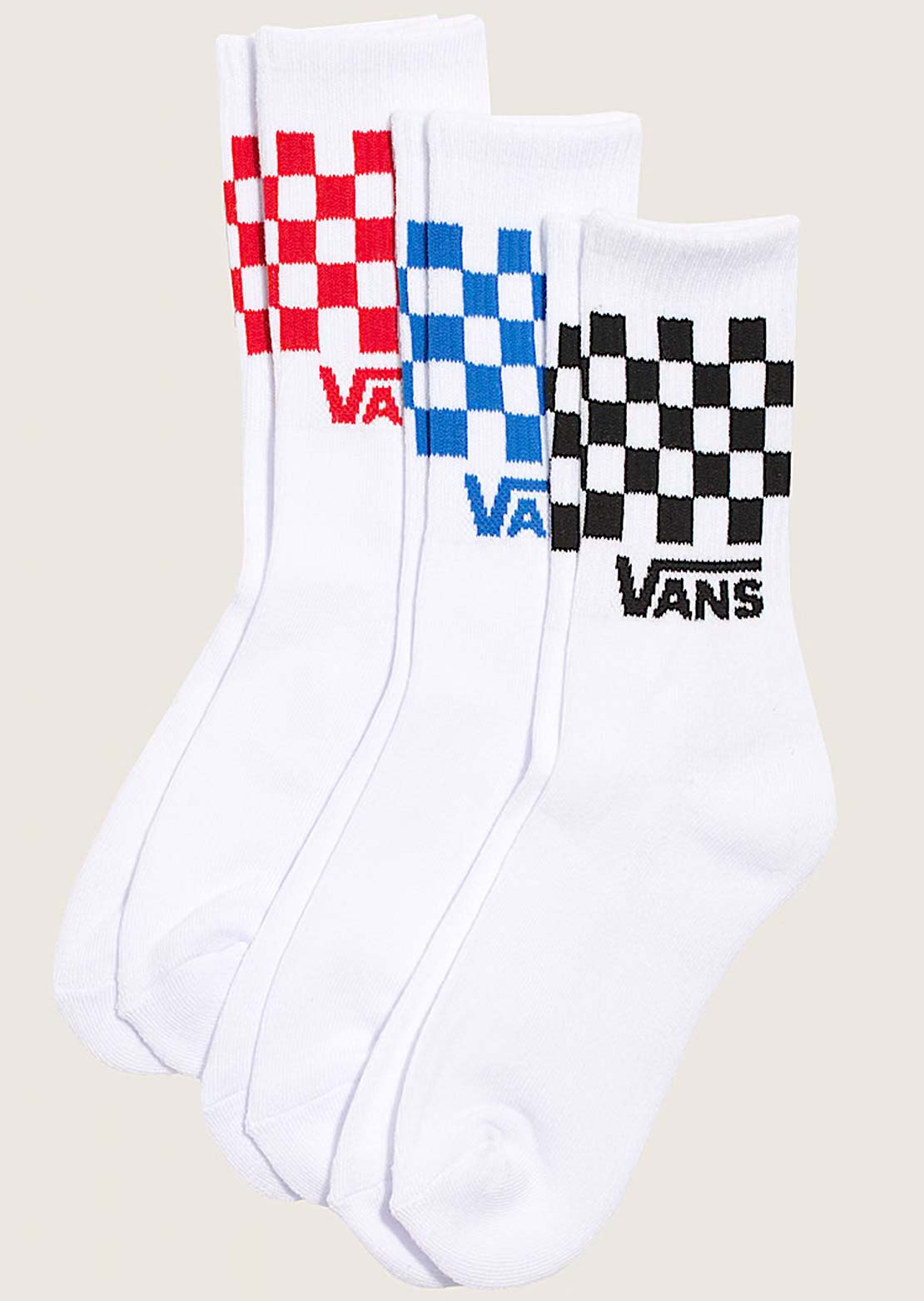Vans Junior Classic Check Crew Socks