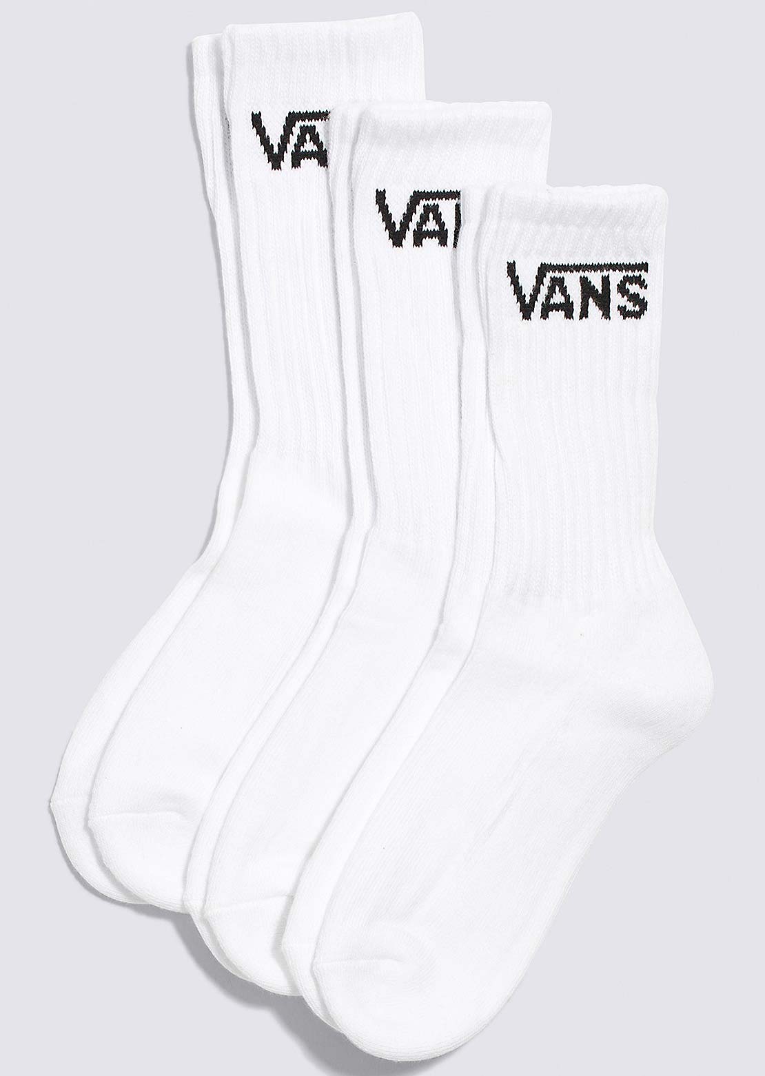 Vans Junior Classic Crew Socks White