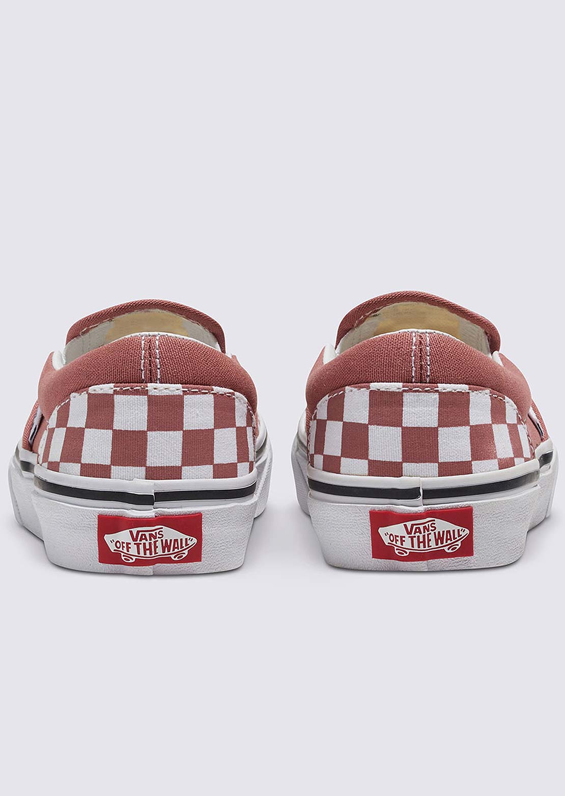 Vans Junior Classic Slip-on Shoes Checkerboard/Withered Rose