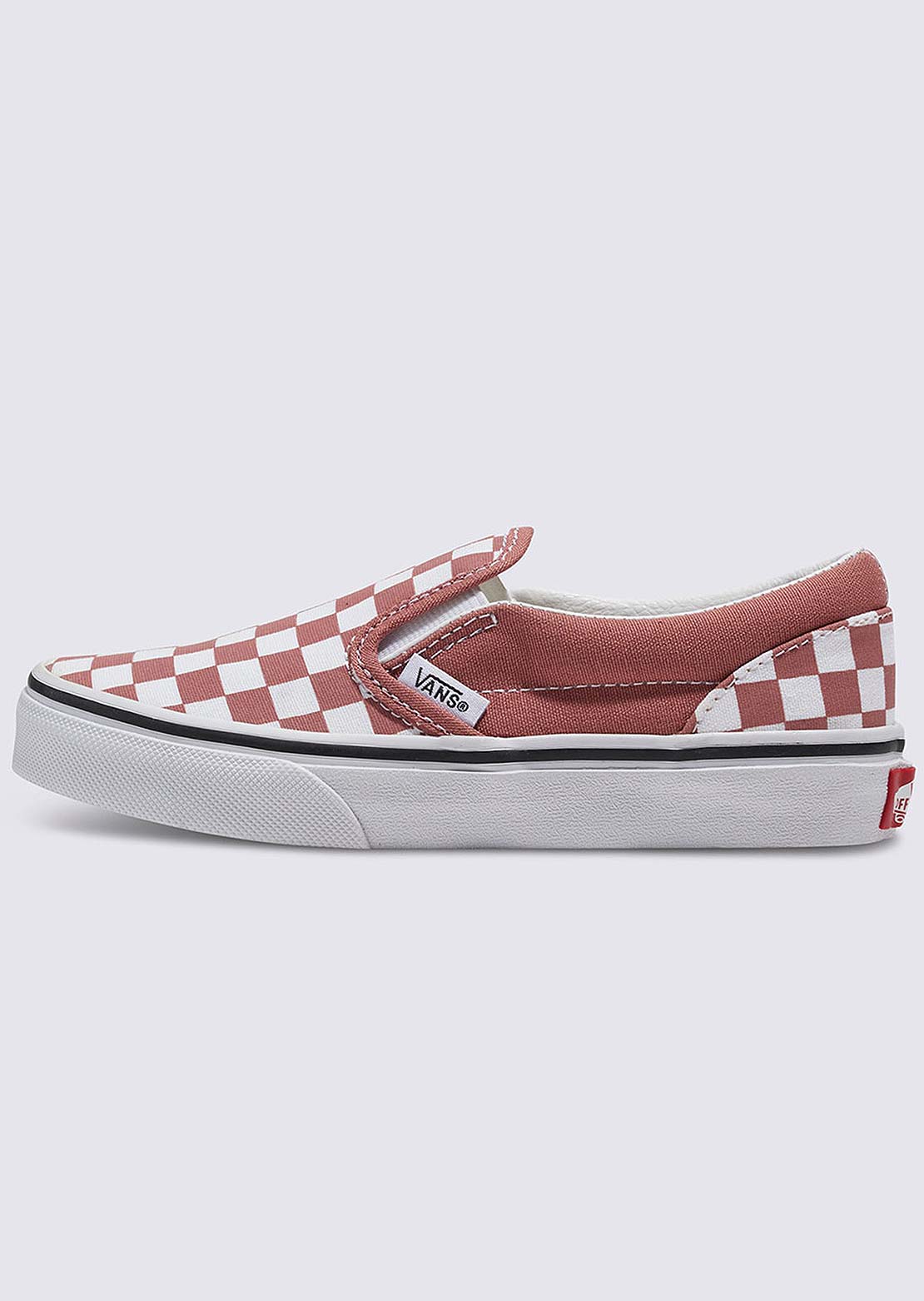 Vans Junior Classic Slip-on Shoes Checkerboard/Withered Rose