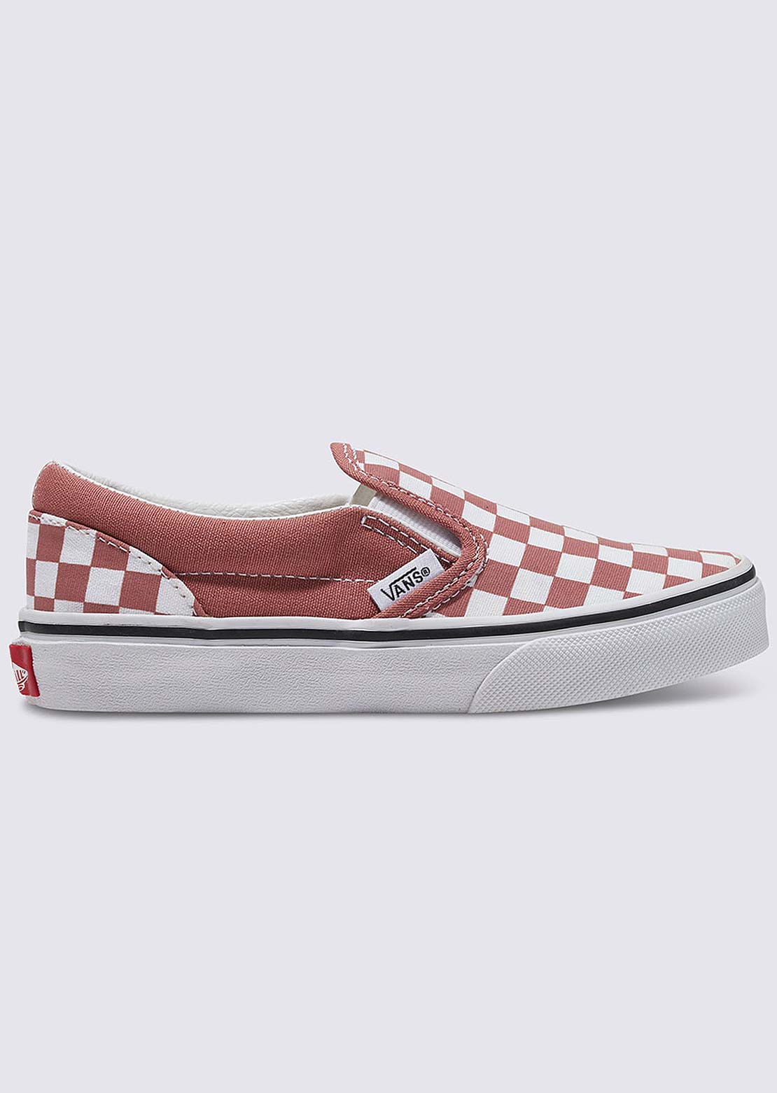 Vans Junior Classic Slip-on Shoes Checkerboard/Withered Rose