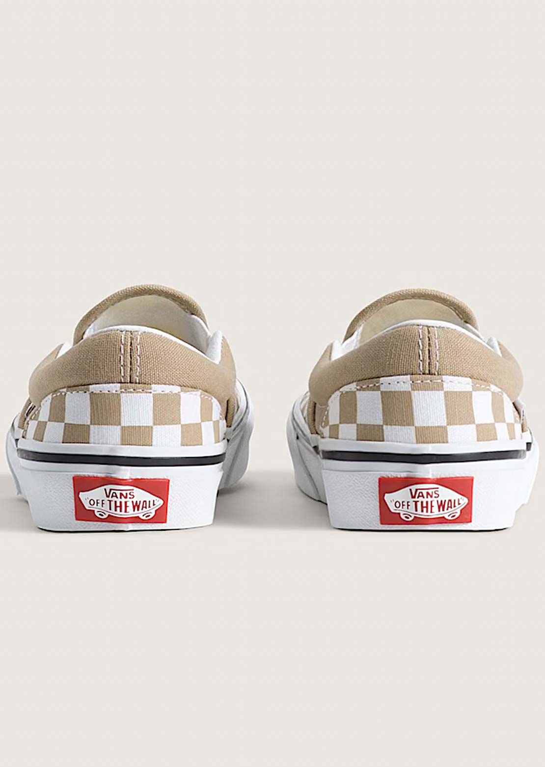 Vans Junior Classic Slip-On Shoes Color Theory Checkerboard Incense