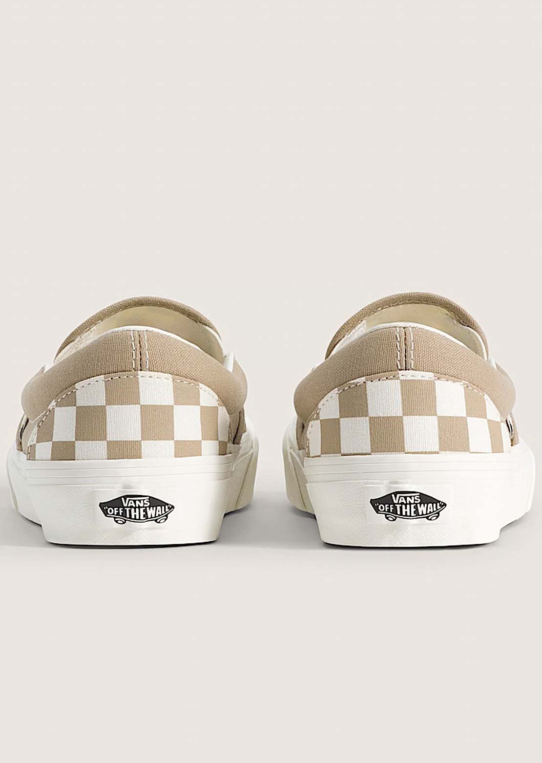 Vans Junior Classic Slip-On Shoes Color Theory Checkerboard Incense