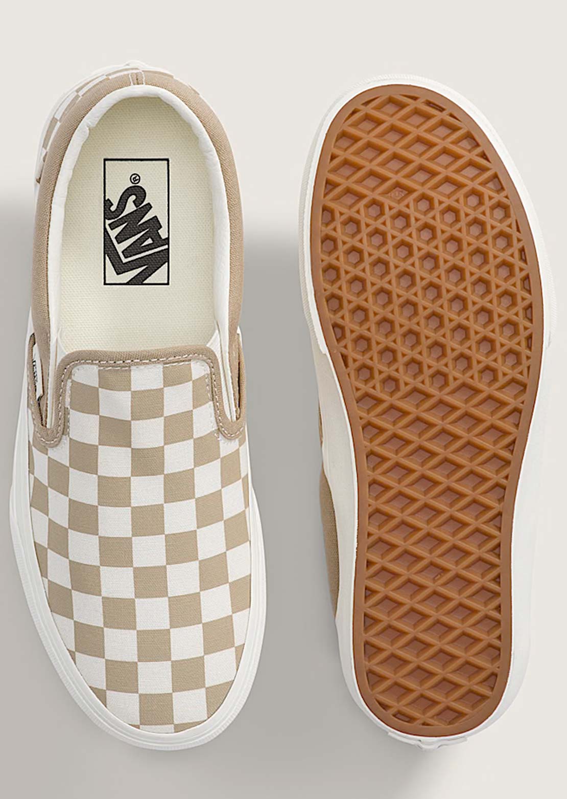 Vans Junior Classic Slip-On Shoes Color Theory Checkerboard Incense