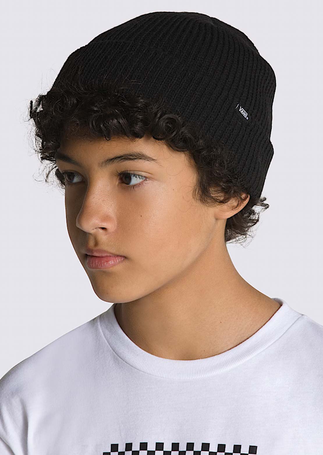 Vans Junior Core Basic Cuff Beanie Black
