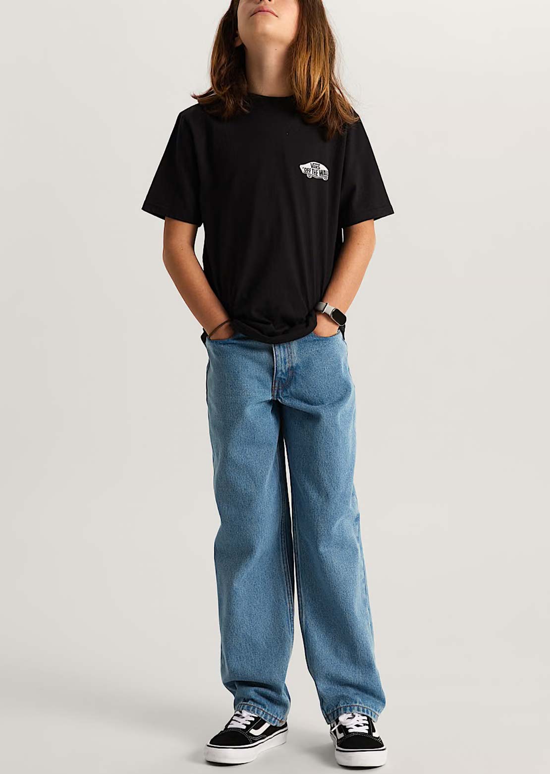 Vans Junior Double Standard T-Shirt Black